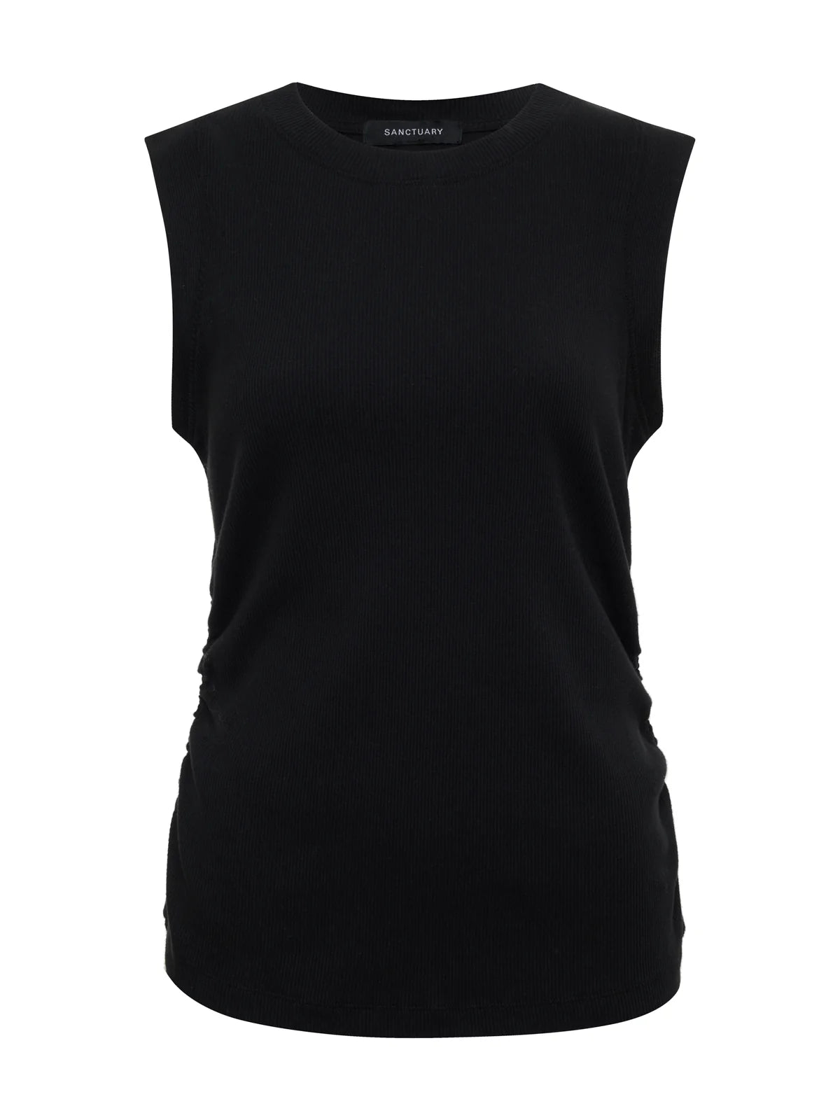 Ribbed Ruched Tank
