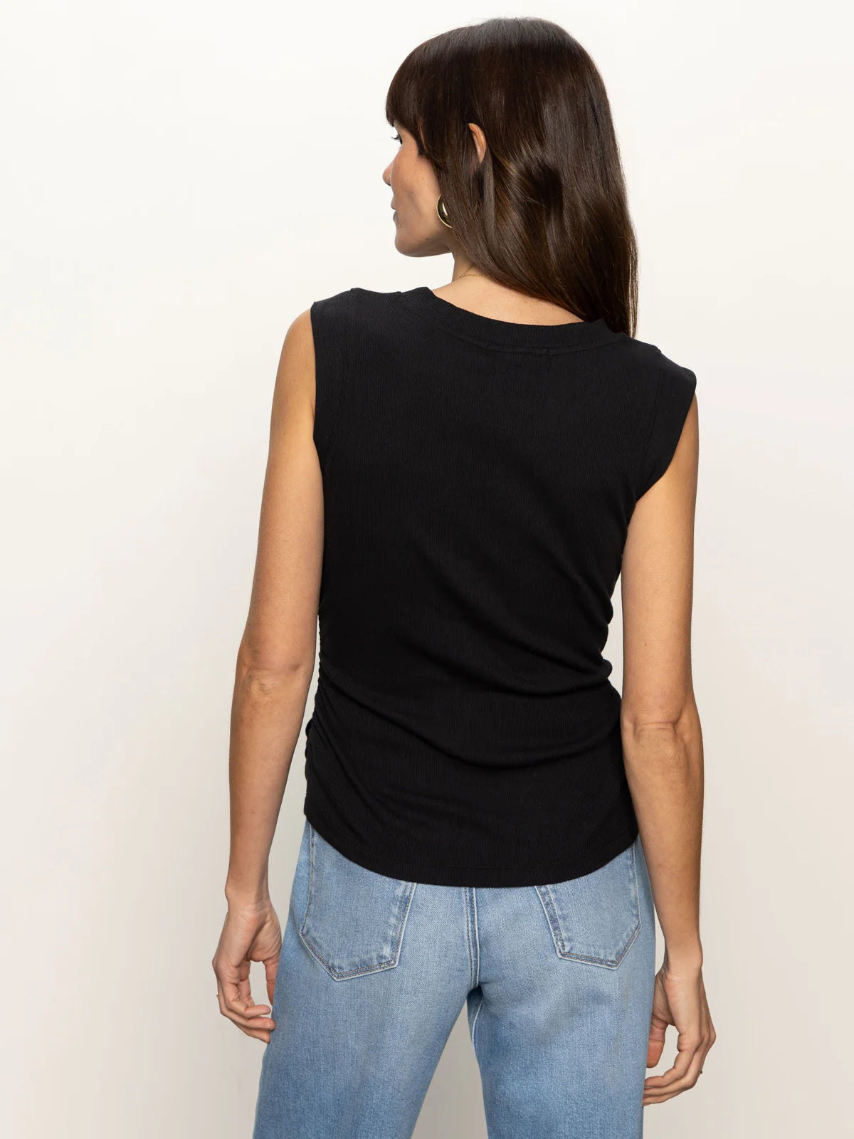 Ribbed Ruched Tank