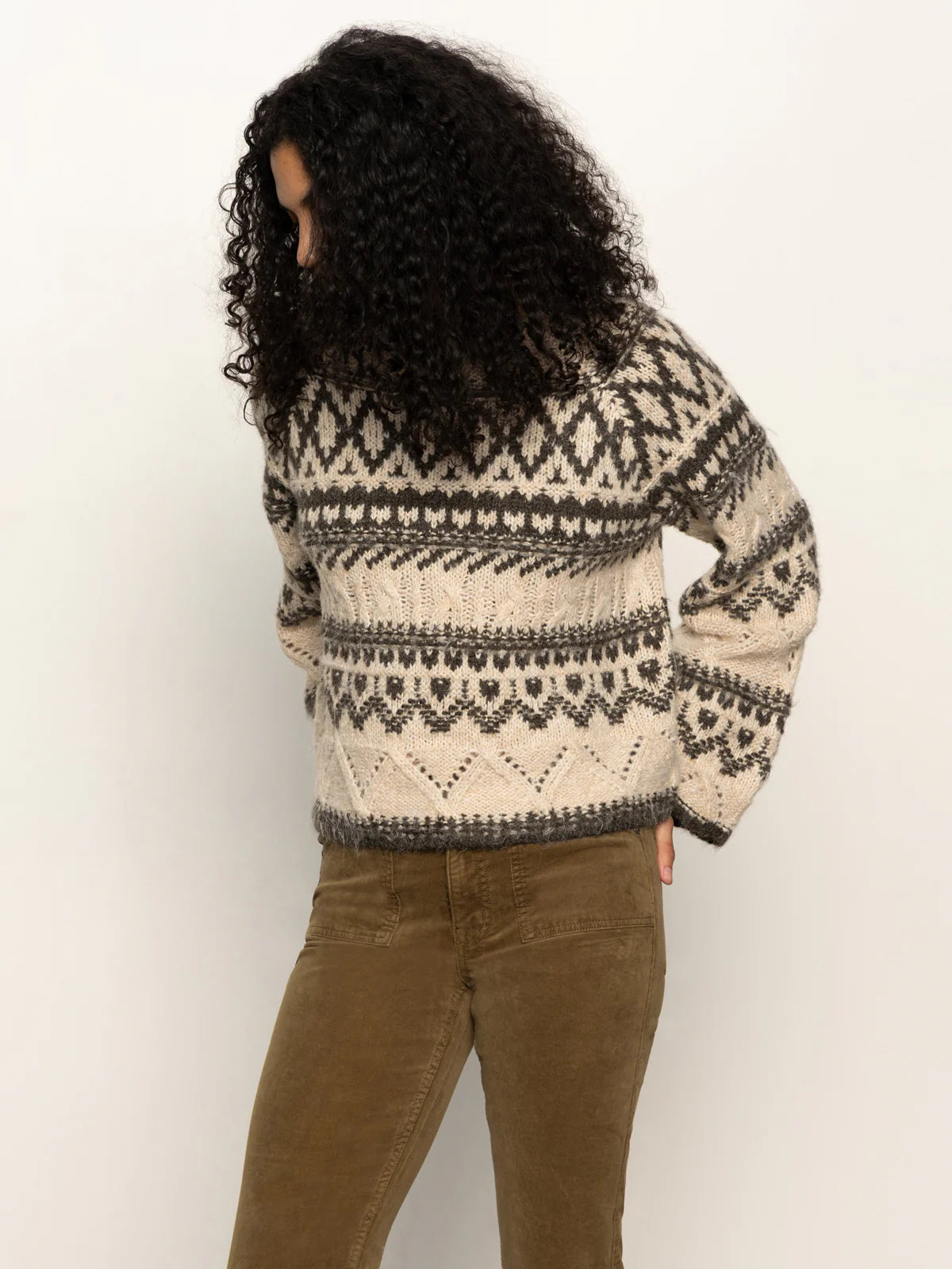 Fairisle Crew Neck Sweater