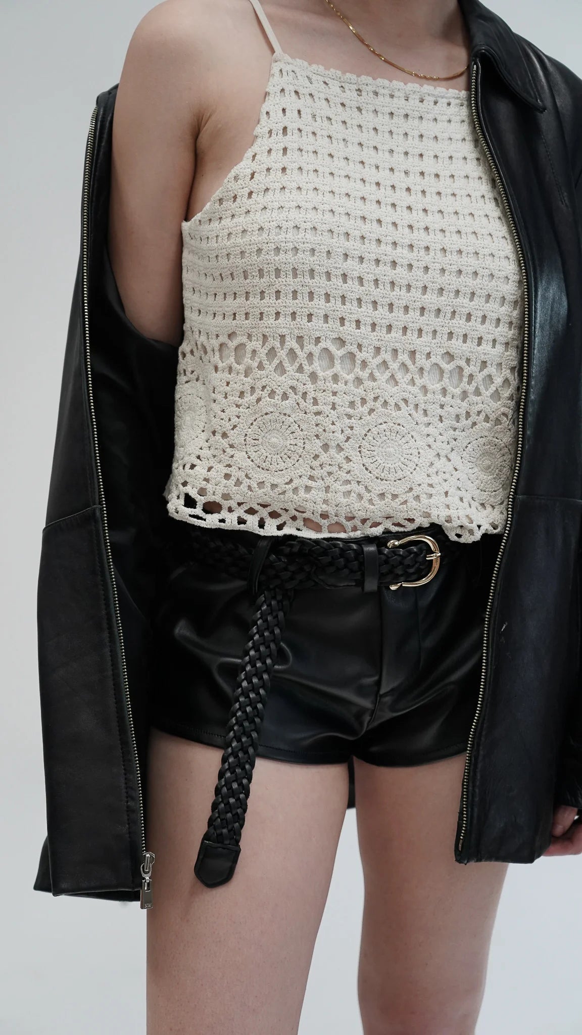 Classic Braided Equestrian Buckle Leather Belt