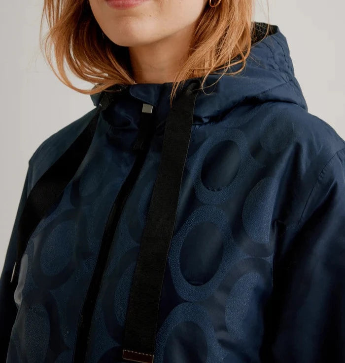 Recycled Waterproof Magic Raincoat | Navy