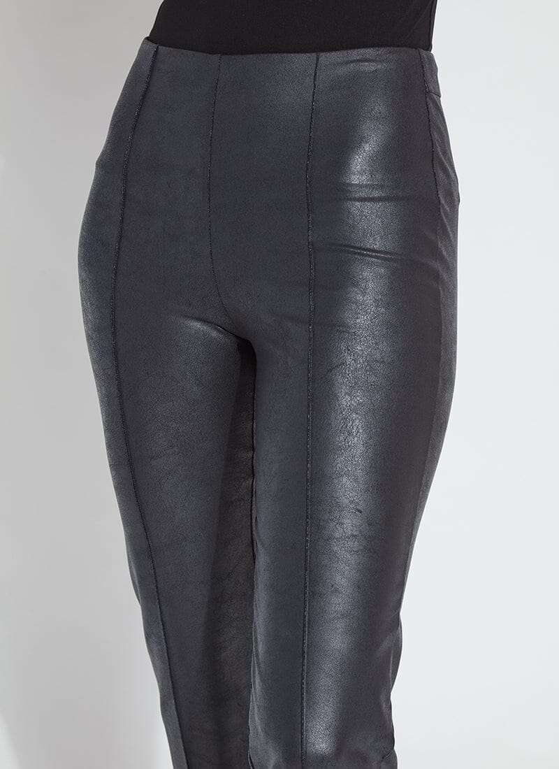 Elysse Foiled Leather Pant (27" Inseam)