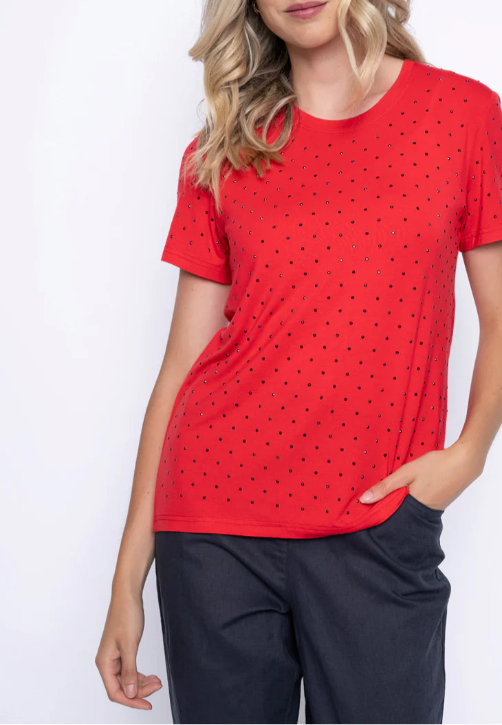 Rhinestone Tee