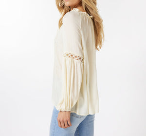 Peasant Blouse | Cream