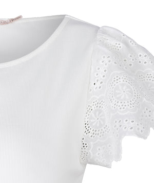 Eyelit Sleeve Top