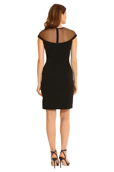 Silver Bow Little Black Dress