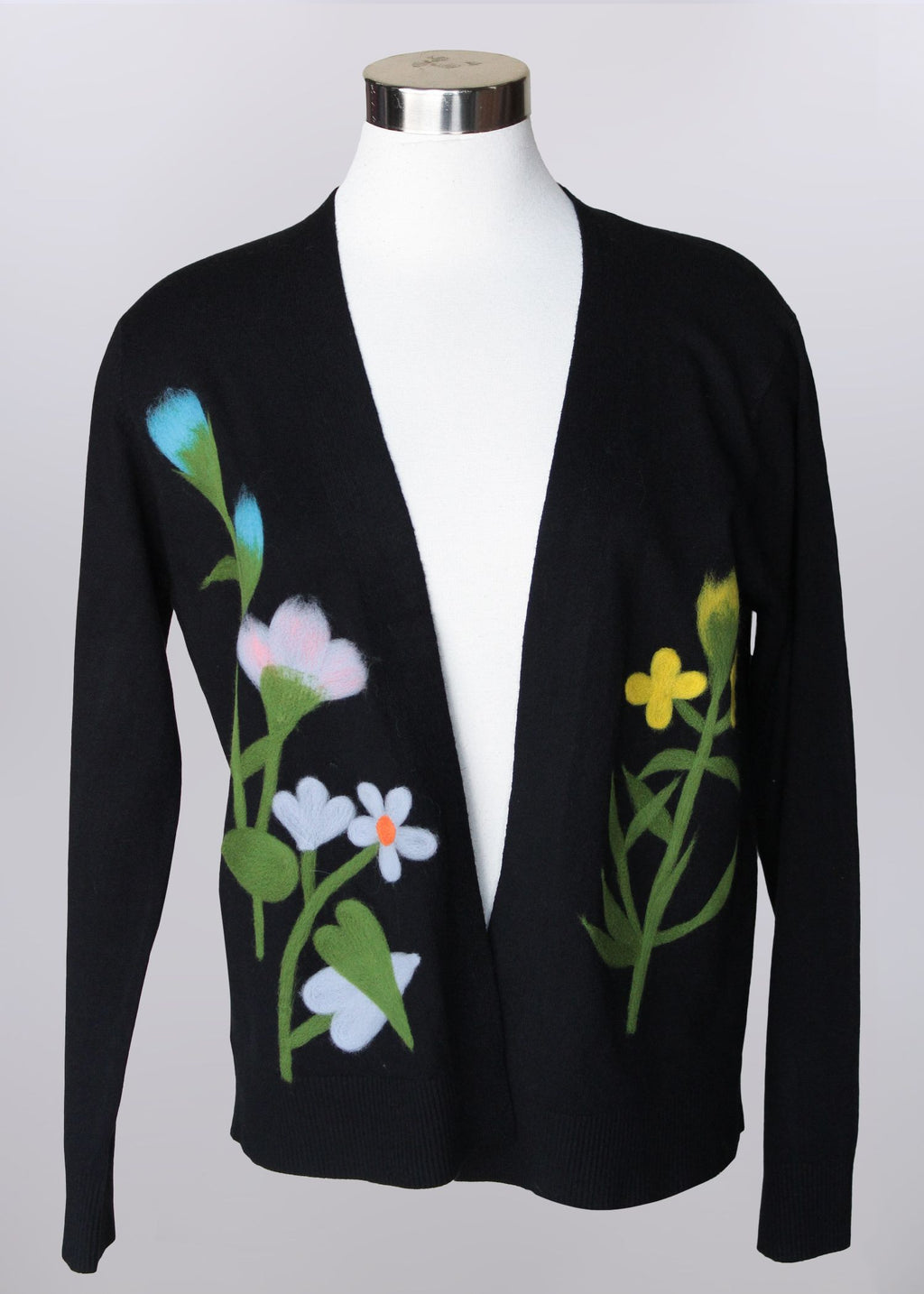 Floral Open Cardigan