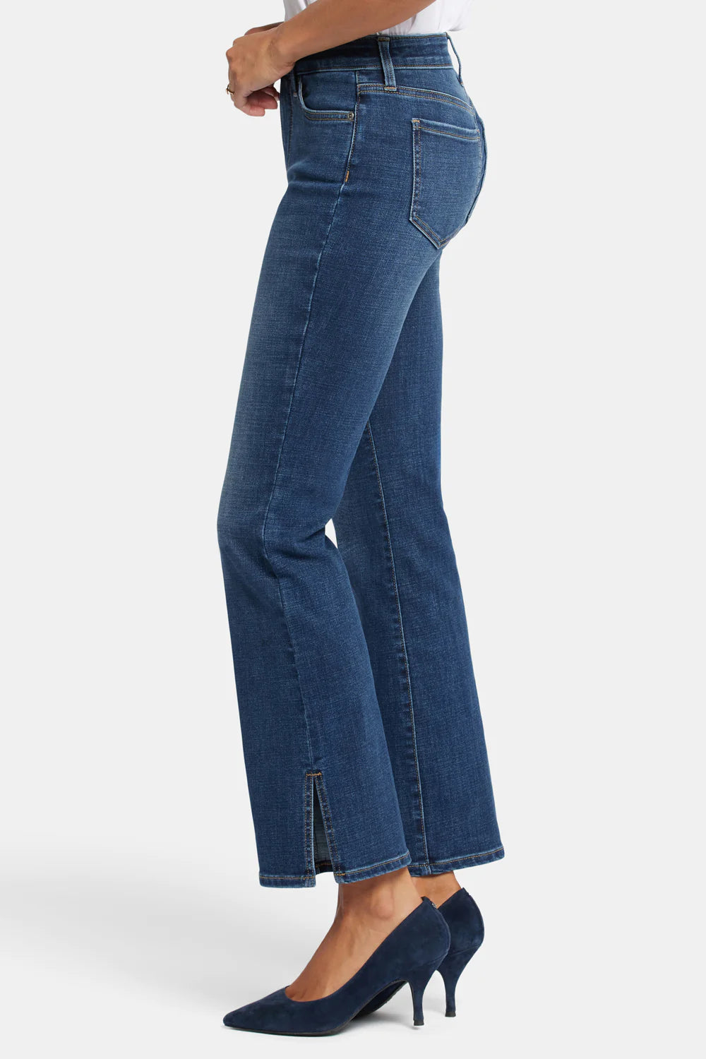 Barbara Bootcut Jeans With Side Slits | Olympus