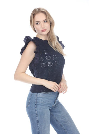 Talia Knit Floral Blouse