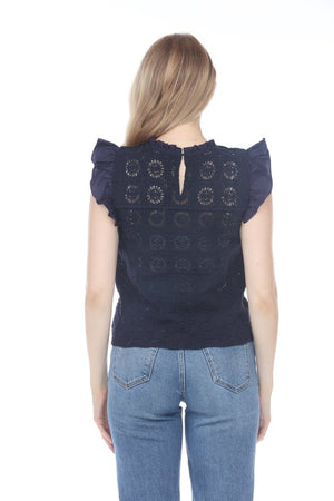Talia Knit Floral Blouse