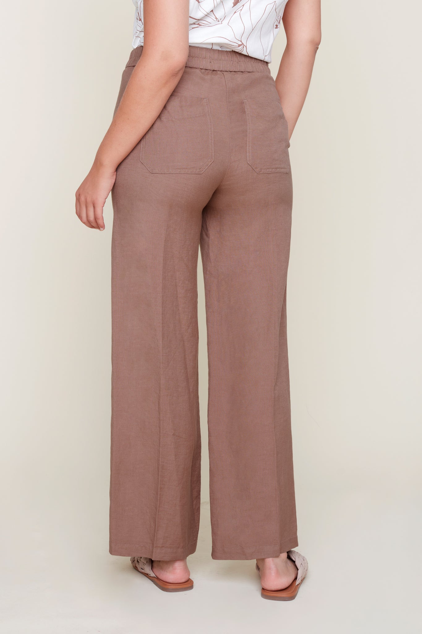 29" Wide Leg Linen Pant