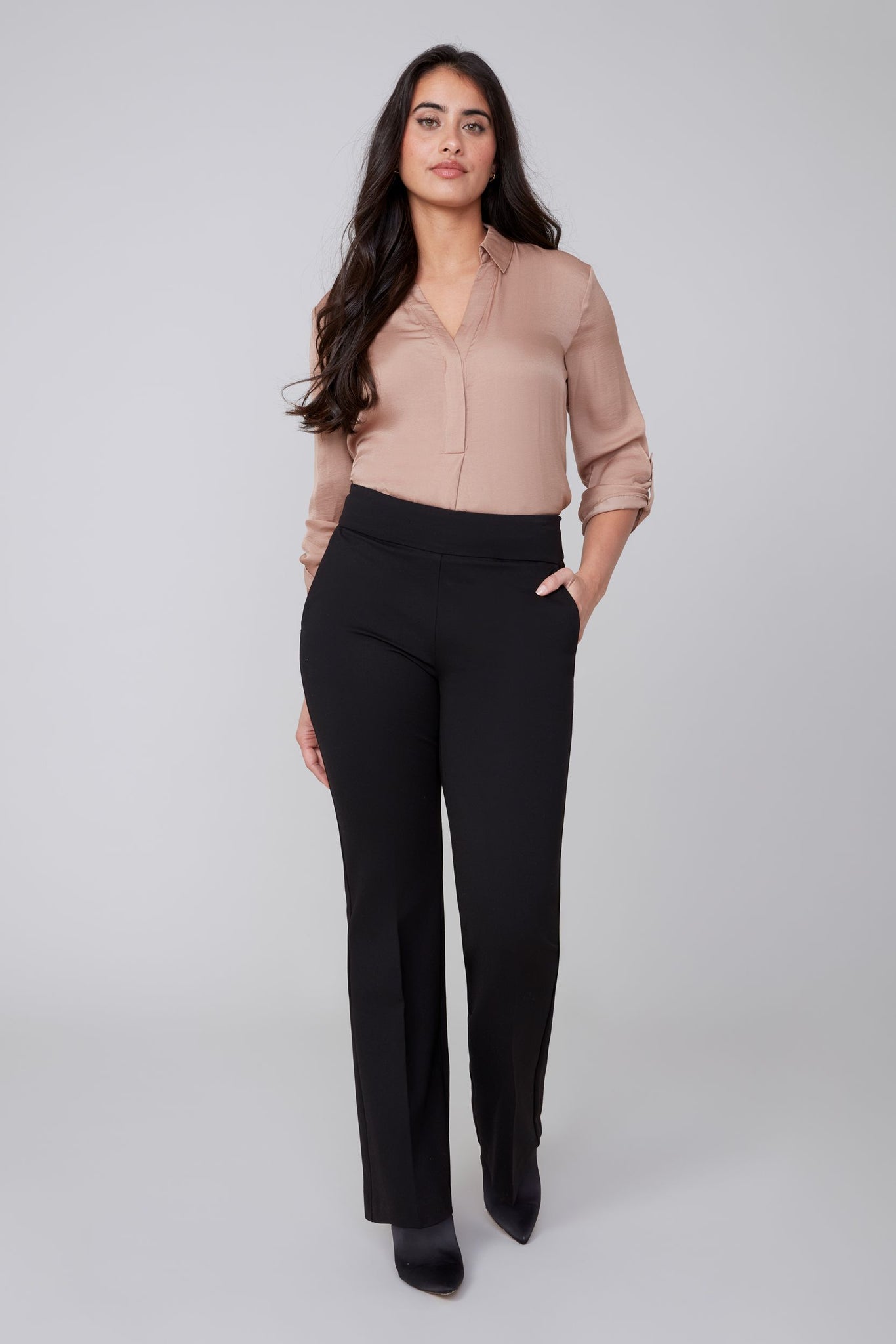 Flare Leg Ponte Pant