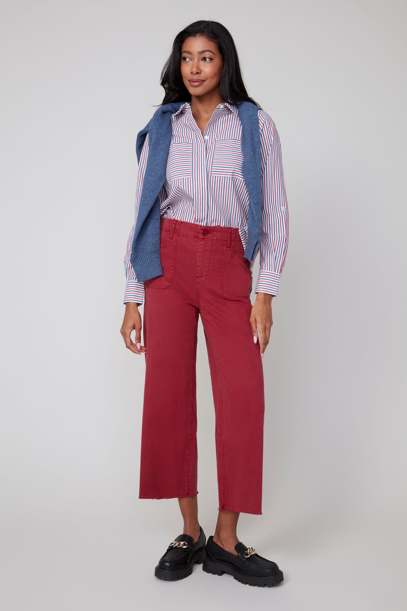 25" Inseam Wide Leg Pant