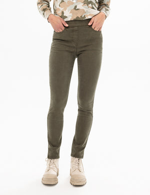 Pull On Pants | Military Green
