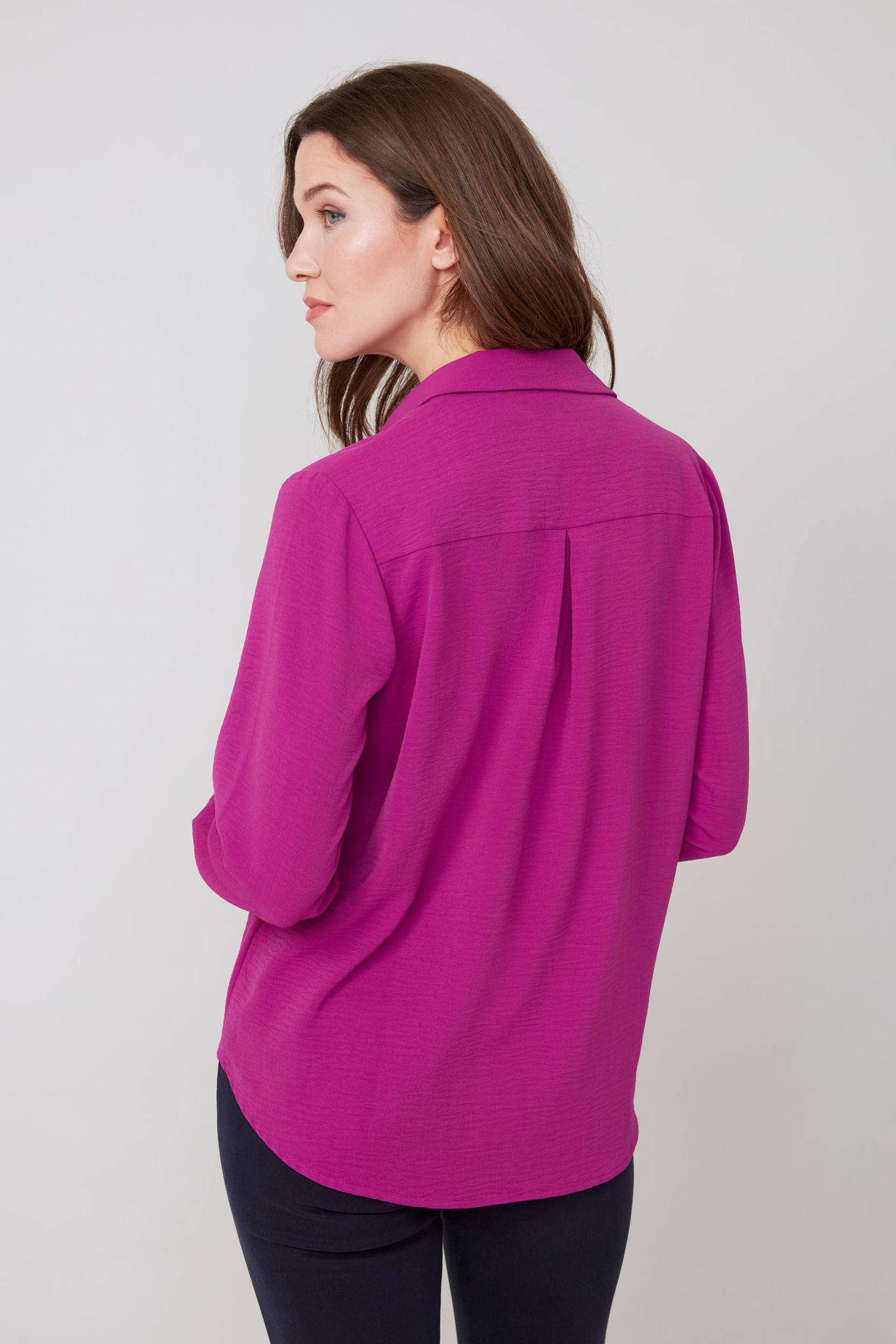 One Button Airflow Blouse