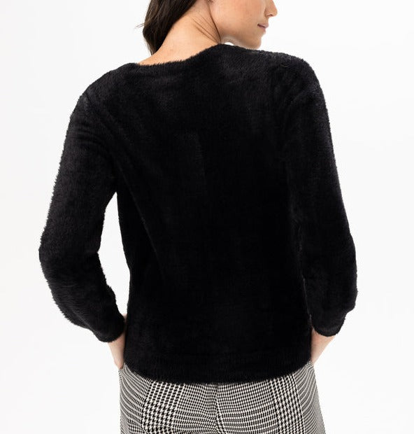 Eyelash Sweater | Black