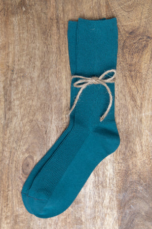 Fine Rib Socks
