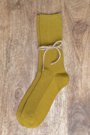 Fine Rib Socks