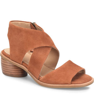Camille Heeled Sandal | Luggage