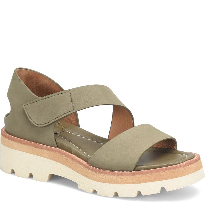 Pru Sandal | Pale Olive