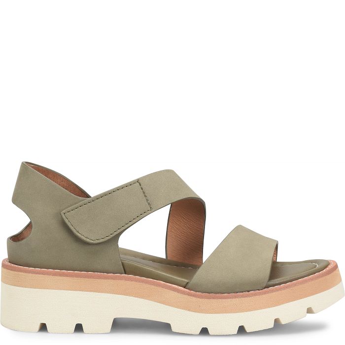Pru Sandal | Pale Olive