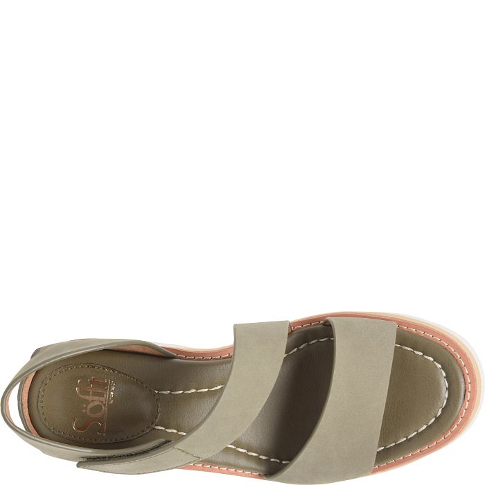 Pru Sandal | Pale Olive