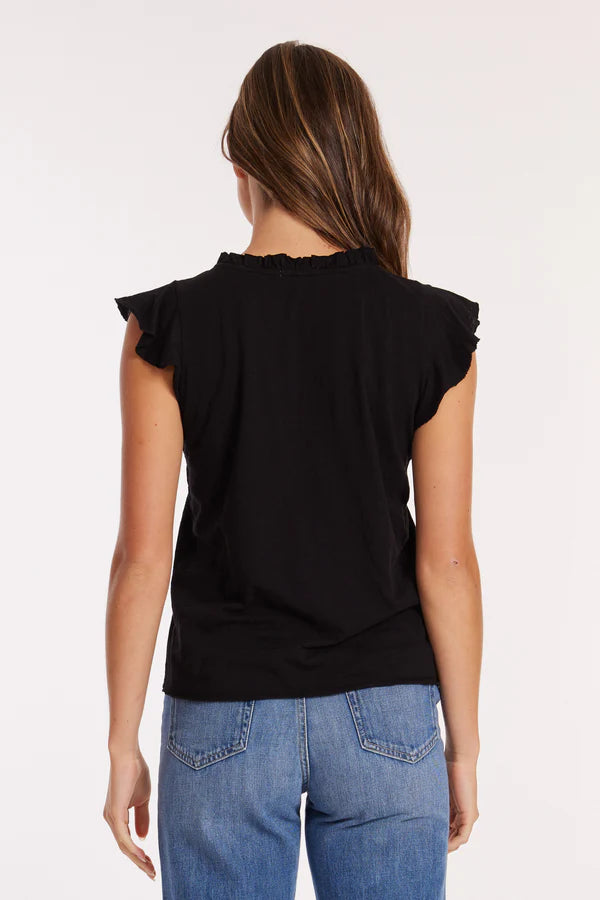 Sleeveless Ruffle Top