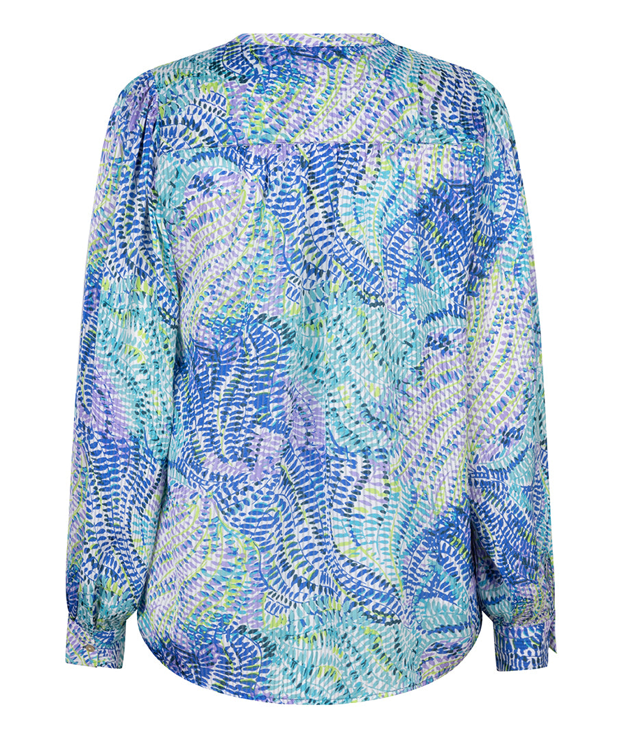 V-Neck Pullover Blouse