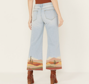Driftwood Women's Desperado Light Wash High Rise Cropped Charlee Jeans | Light Wash