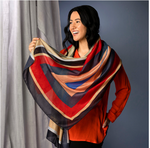 Artlifting Rectangular Scarf | Broken Infinite