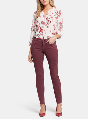 Sheri Slim Jeans | Dark Cherry