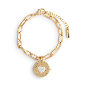 Love you Locket Bracelet | Gold
