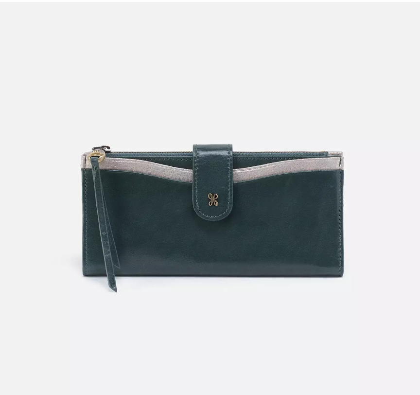Max Continental Wallet | Sage Leaf