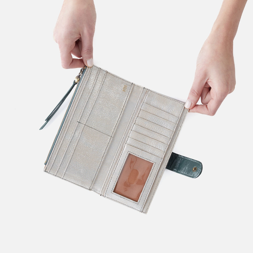 Max Continental Wallet | Sage Leaf