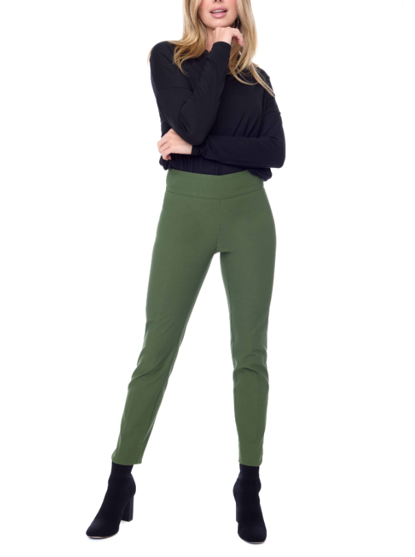 Slim Ankle Pant | Green