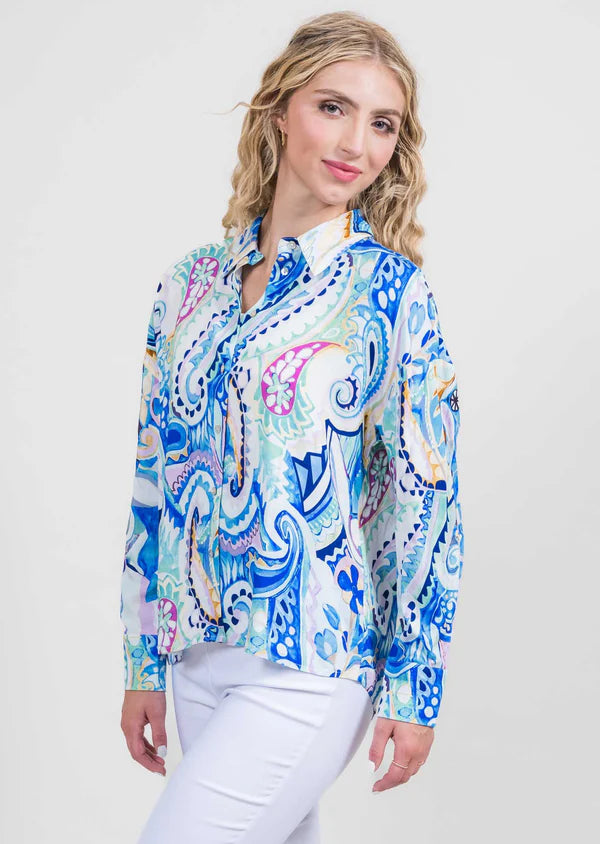Paisley Printed Blouse