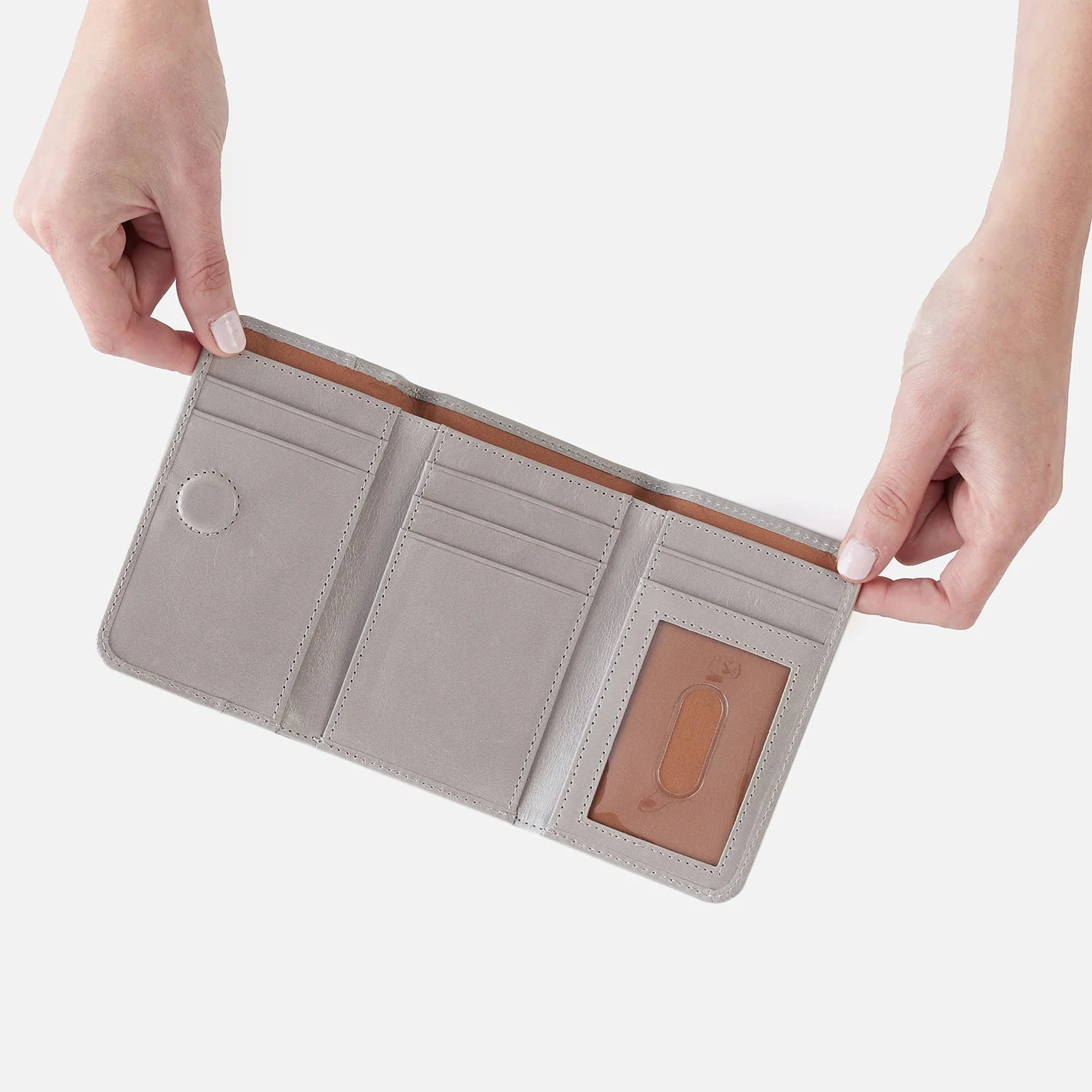 Jill Trifold Wallet | Light Grey