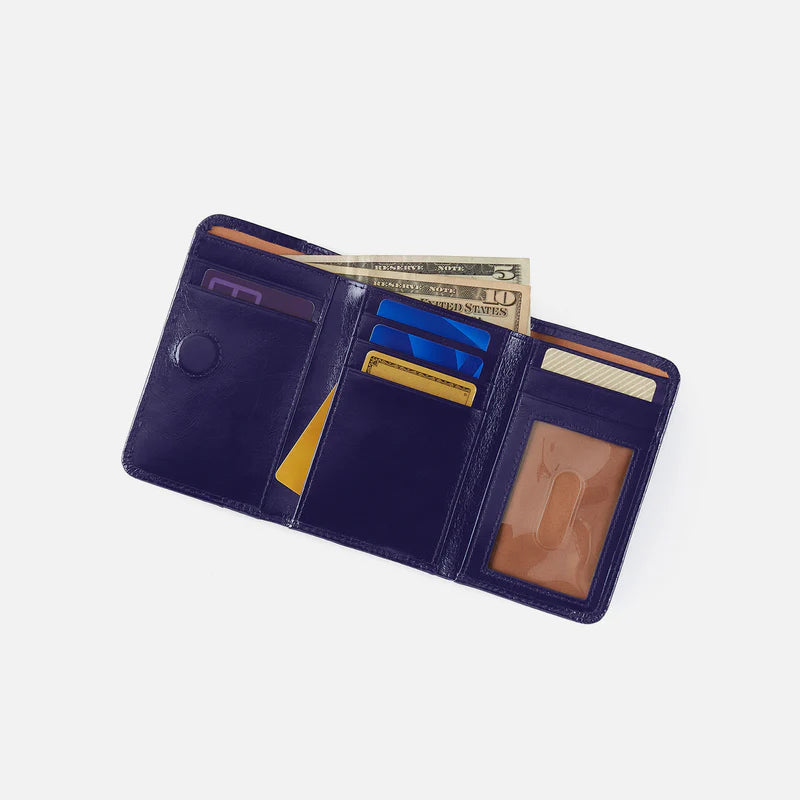 Jill Tri-fold Wallet in Winter Violet