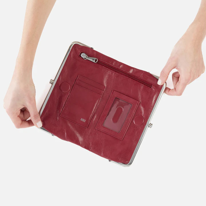 Lauren Clutch Wallet | Cranberry