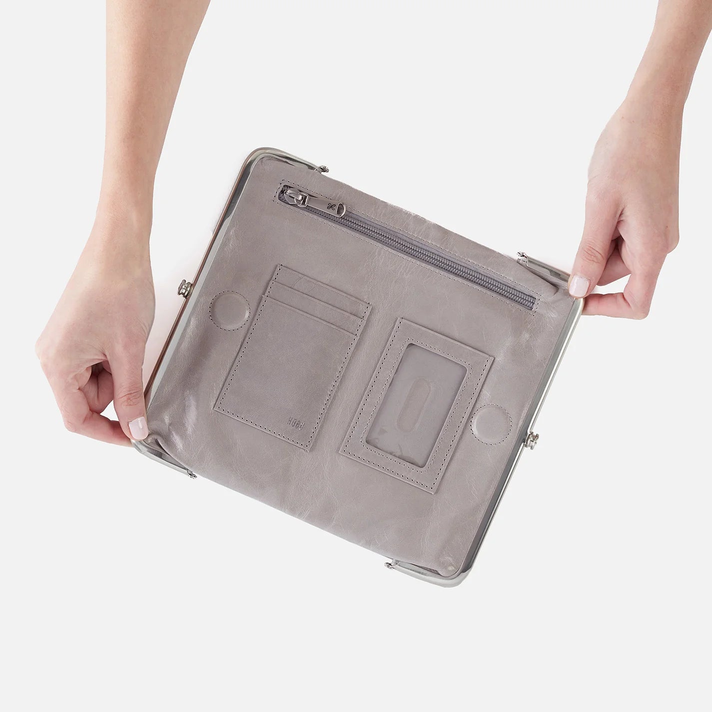Lauren Wallet Clutch | Light Grey