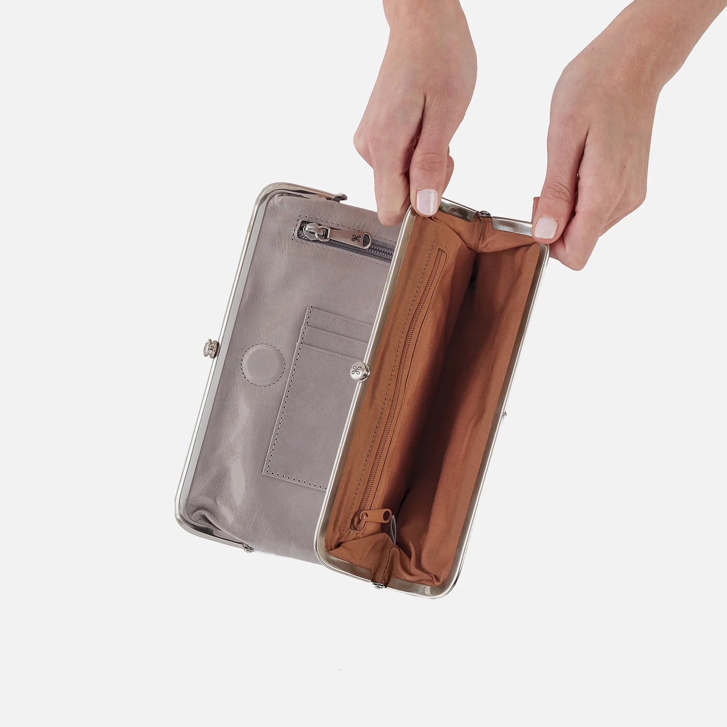 Lauren Wallet Clutch | Light Grey