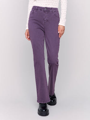 Bootcut Twill Pants