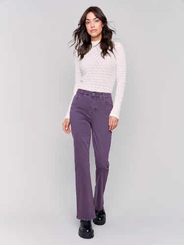 Bootcut Twill Pants