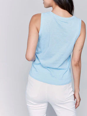 Solid Cotton Slub Tank Top
