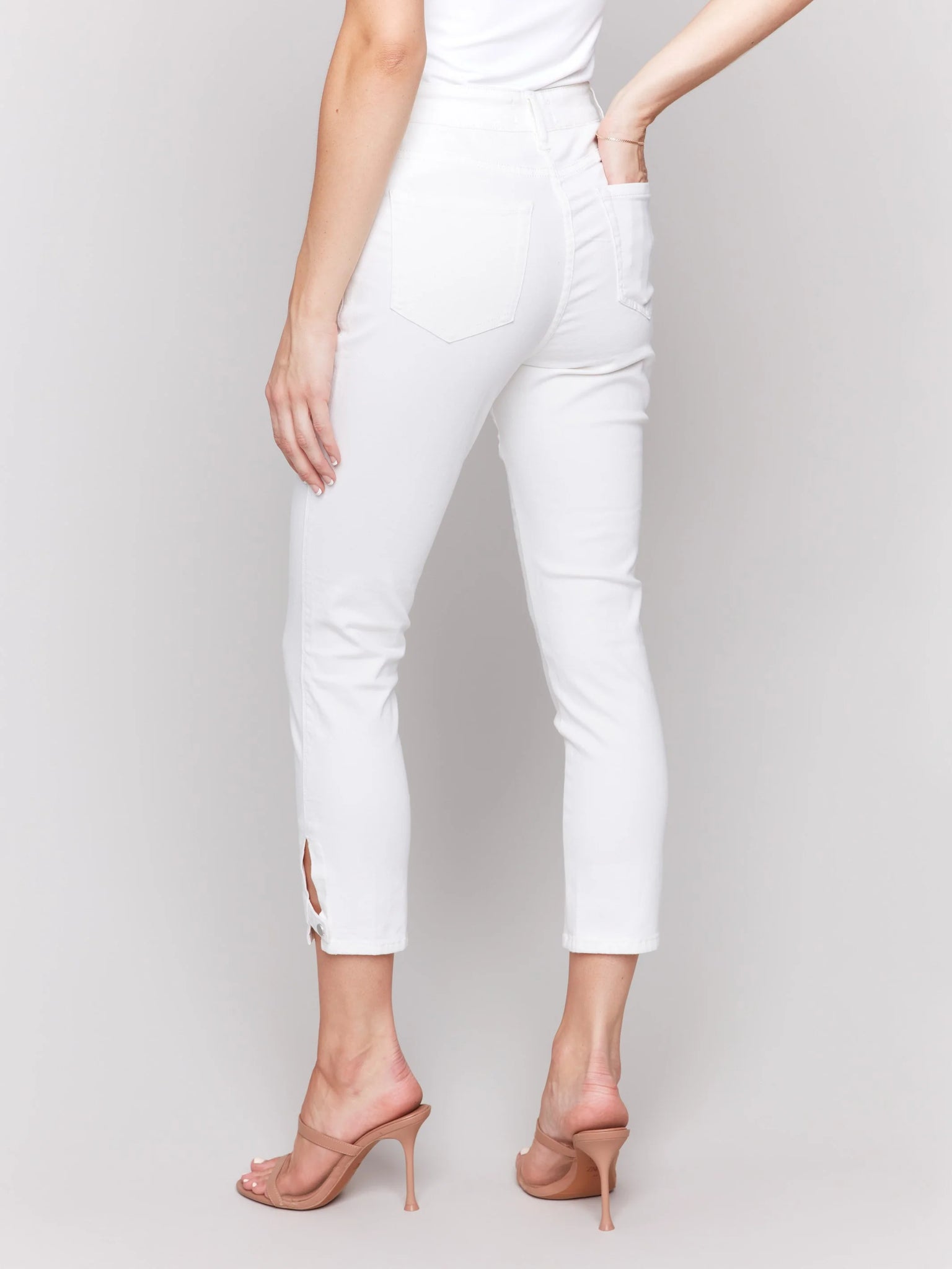 Side Mini Tab Slim Pant