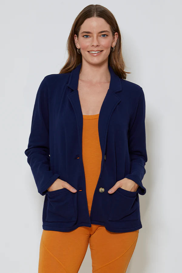Long Sleeve French Terry Blazer