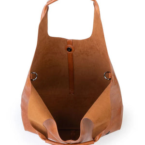 Kipling Vegan Leather Tote | Brown