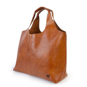 Kipling Vegan Leather Tote | Brown