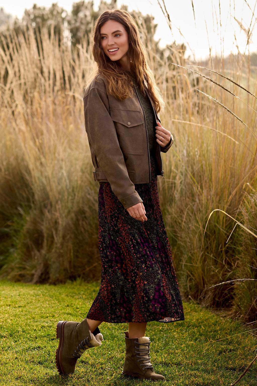 Vintage Faux Leather Jacket