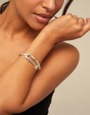 Puzzling Bracelet | Silver